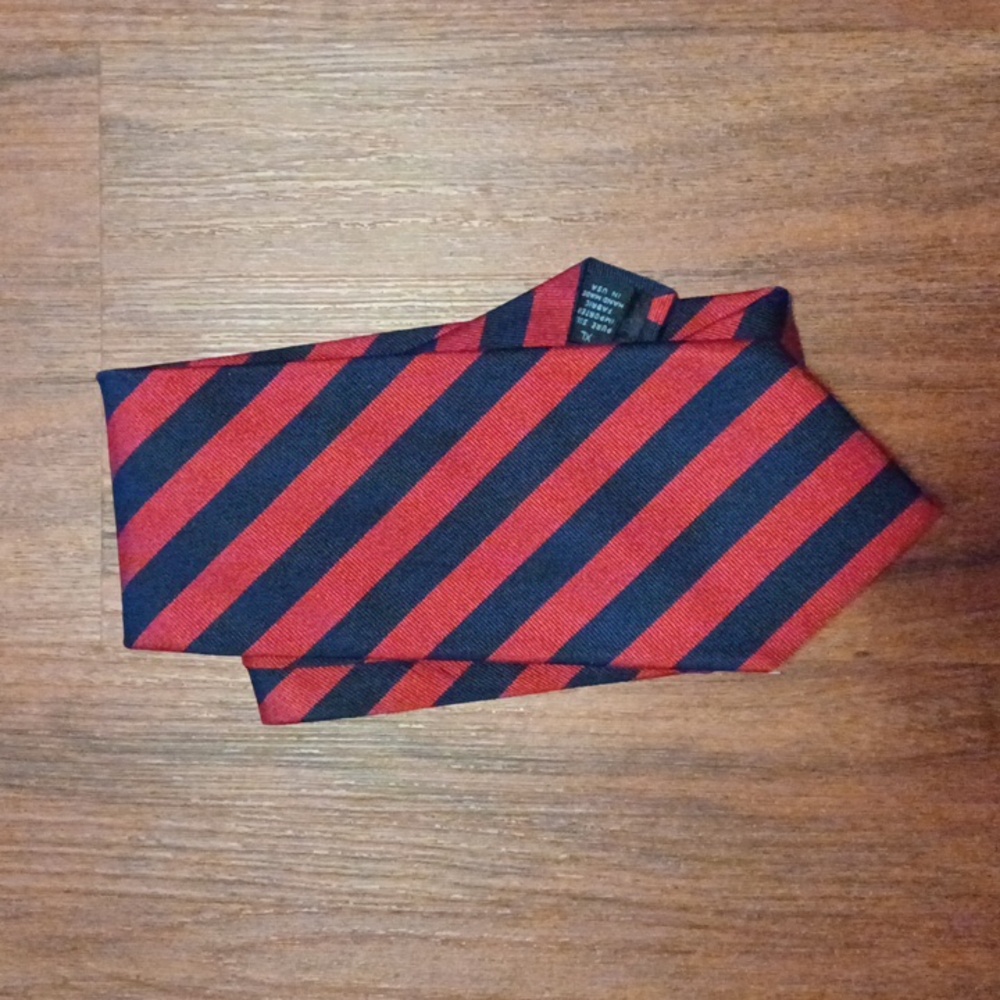 💼 Brooks Brothers Makers Silk Tie Red & Blue XL